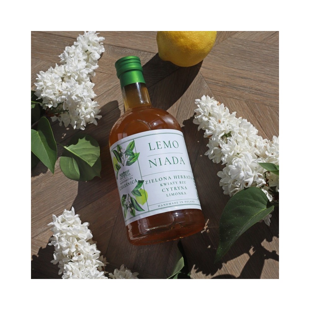 Syrop Lemoniada – cytryna, bez, zielona herbata | Vita-Food