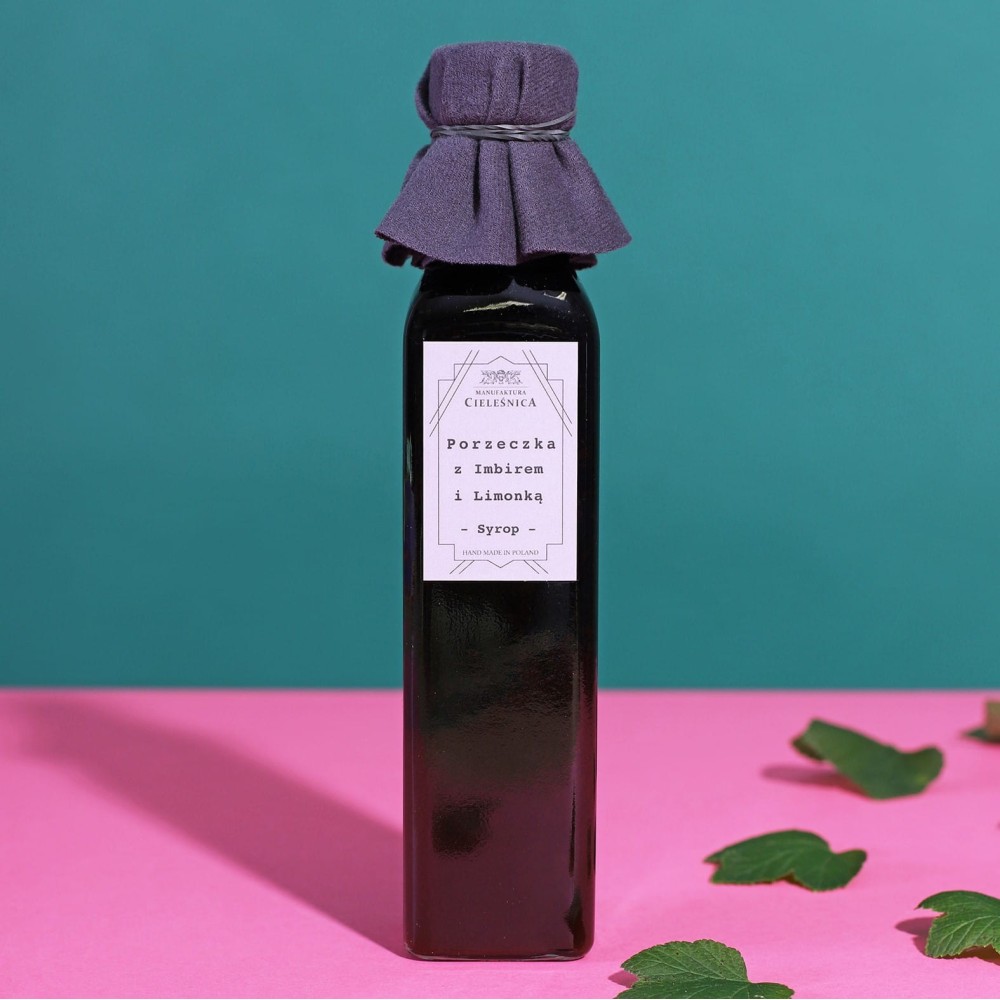 Syrop z czarnej porzeczki z imbirem i limonką | Vita-Food
