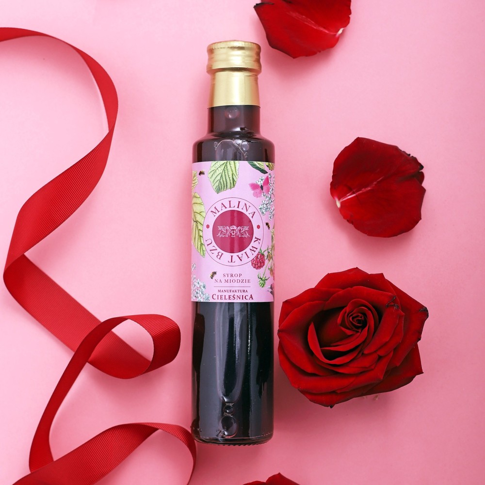 Syrop malinowy z kwiatem bzu – naturalny smak | Vita-Food