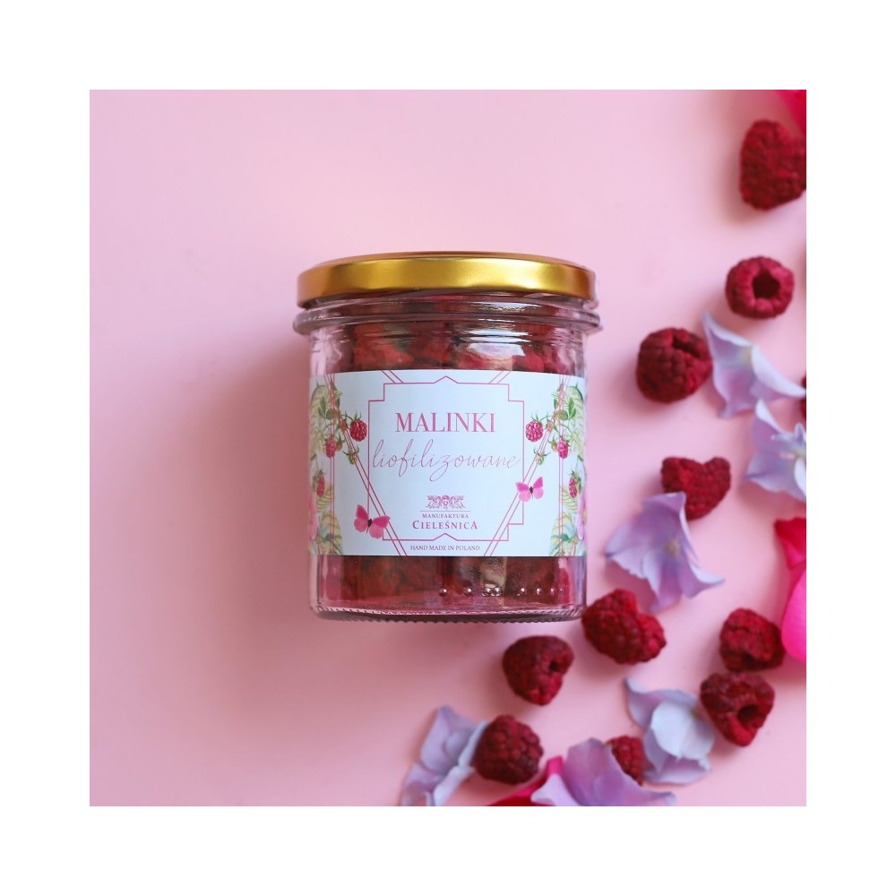 Maliny liofilizowane